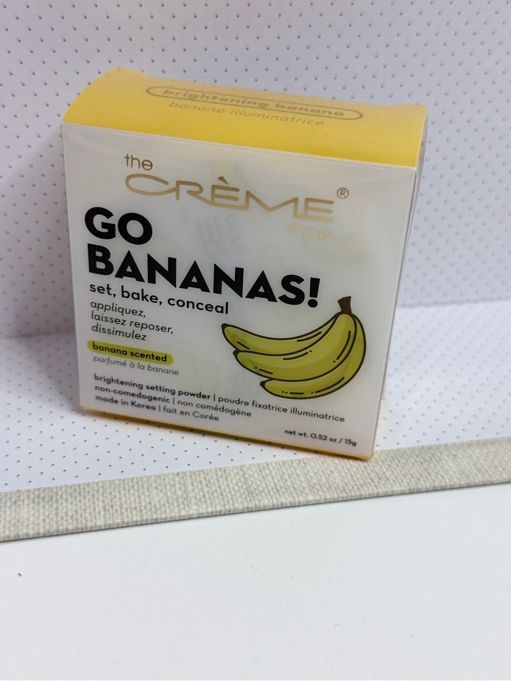 The Crème Shop Go Bananas! Brightening Setting Powder – Yellow